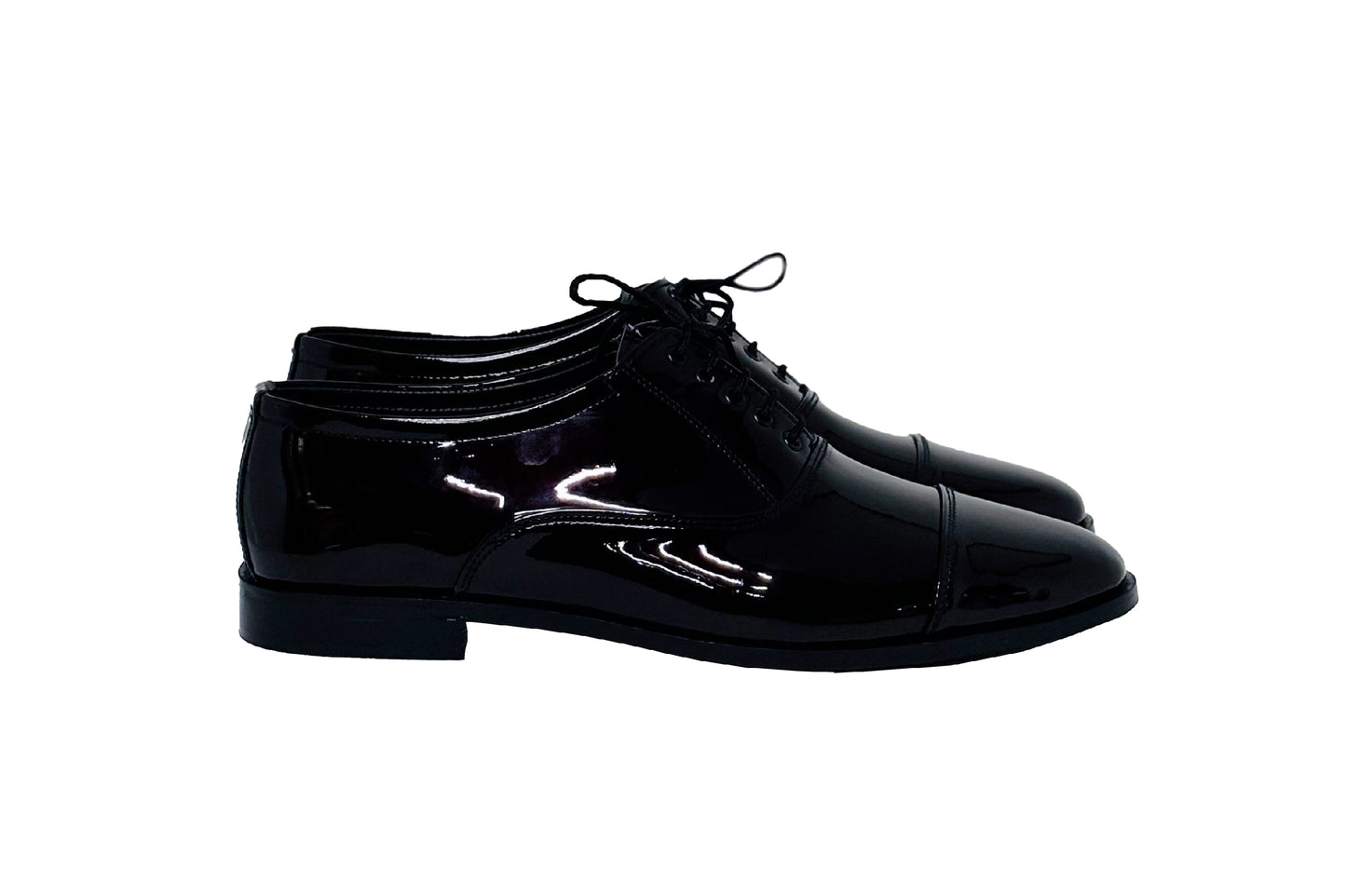 Classic Black Patent Leather Oxford Shoes(4017)